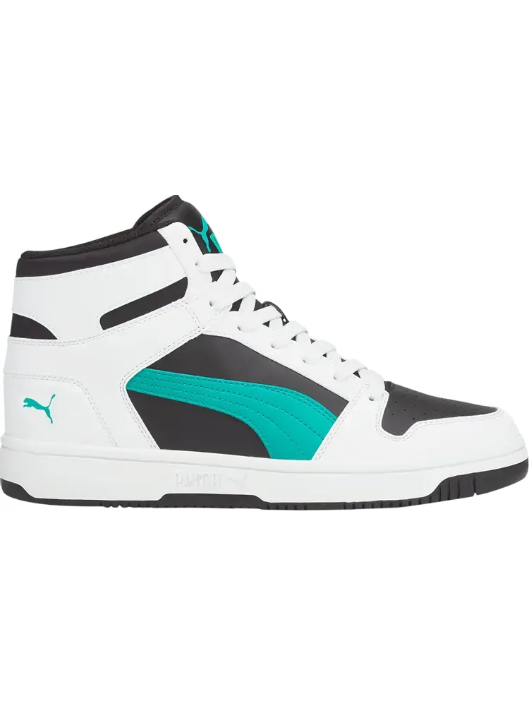 Кроссовки Puma Rebound LayUp White Spectra Green — изображение 1 из 1, черный