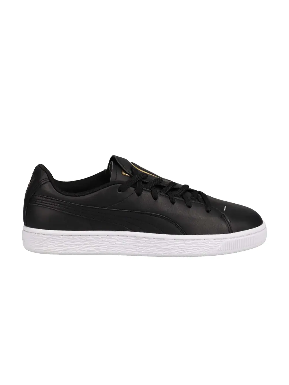 Кроссовки Wmns Basket Crush Emboss Puma — изображение 1 из 1, черный/золотистый