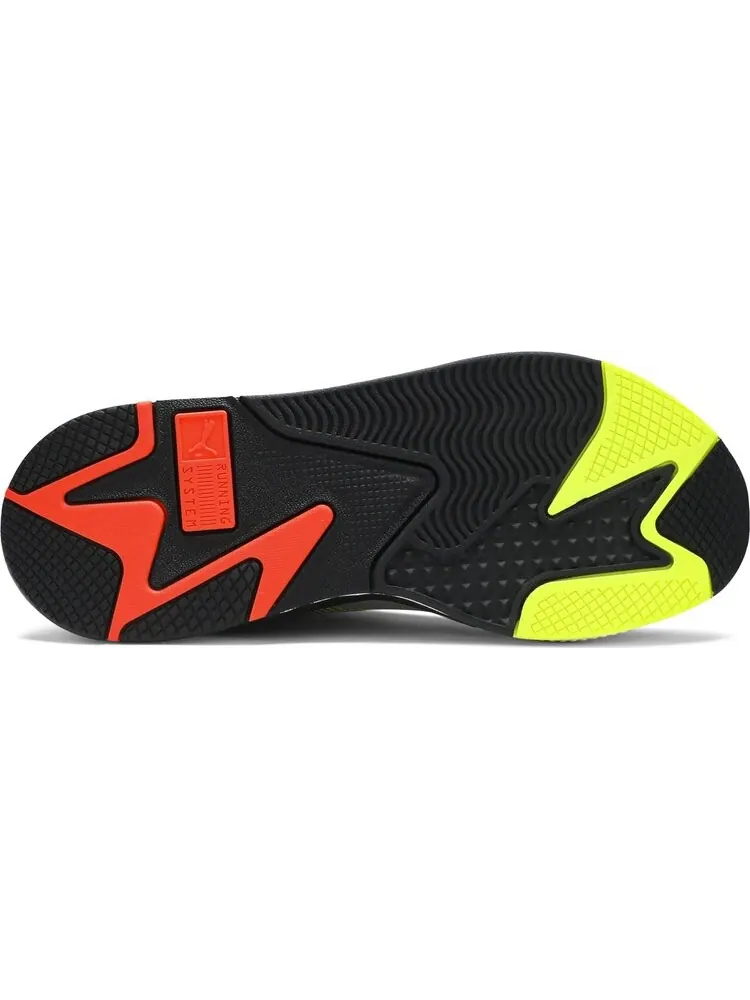 Кроссовки Puma RS-X Hard Drive Grey Yellow Red — изображение 4 из 8, серый