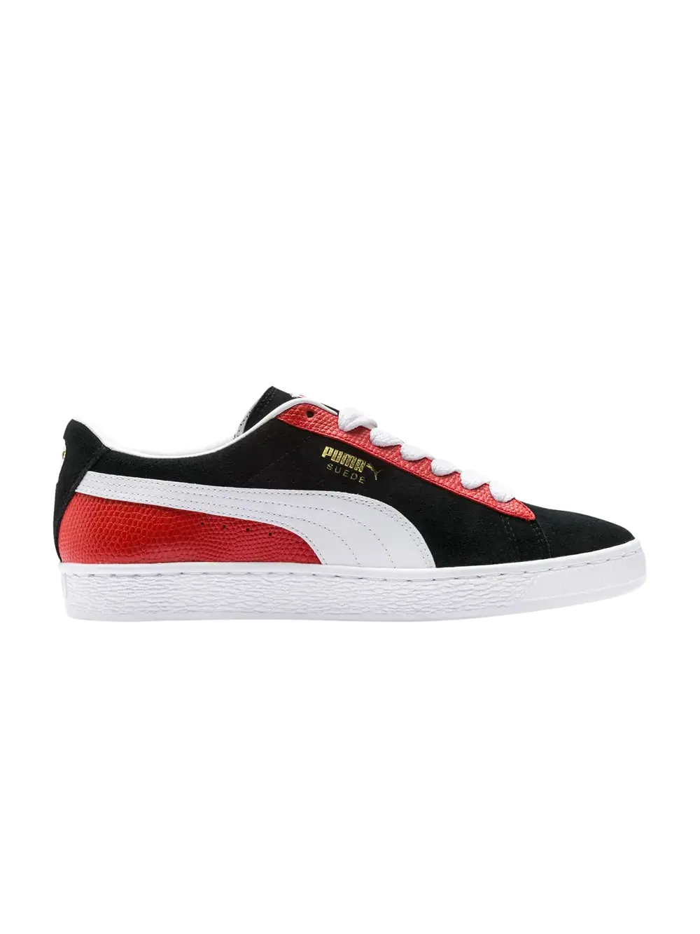 Кроссовки Suede Classic Block Puma — изображение 1 из 1, черный/красный/белый