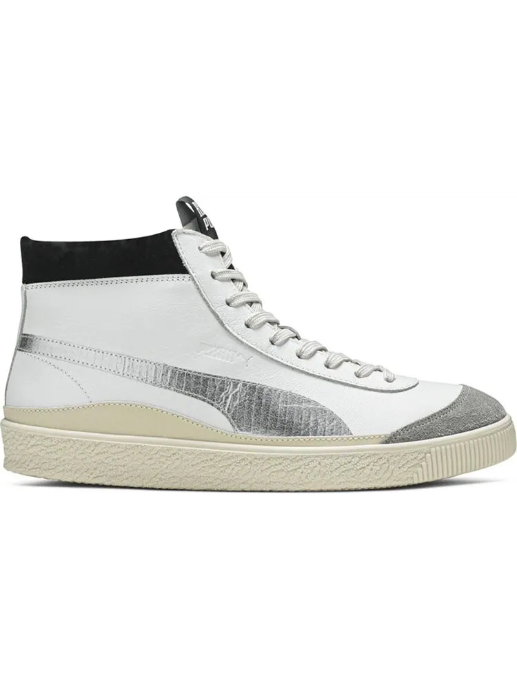 Кроссовки Puma RHUDE x Basket 68 Drizzle — изображение 1 из 8, белый