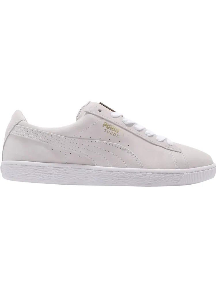 Кроссовки Puma Suede Classic Metal Badge White Team Gold — изображение 1 из 1, бежевый