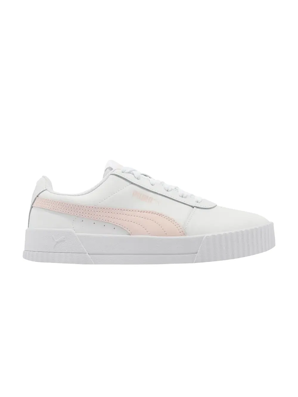 Кроссовки Wmns Carina Leather Puma — изображение 1 из 1, белый/розовый