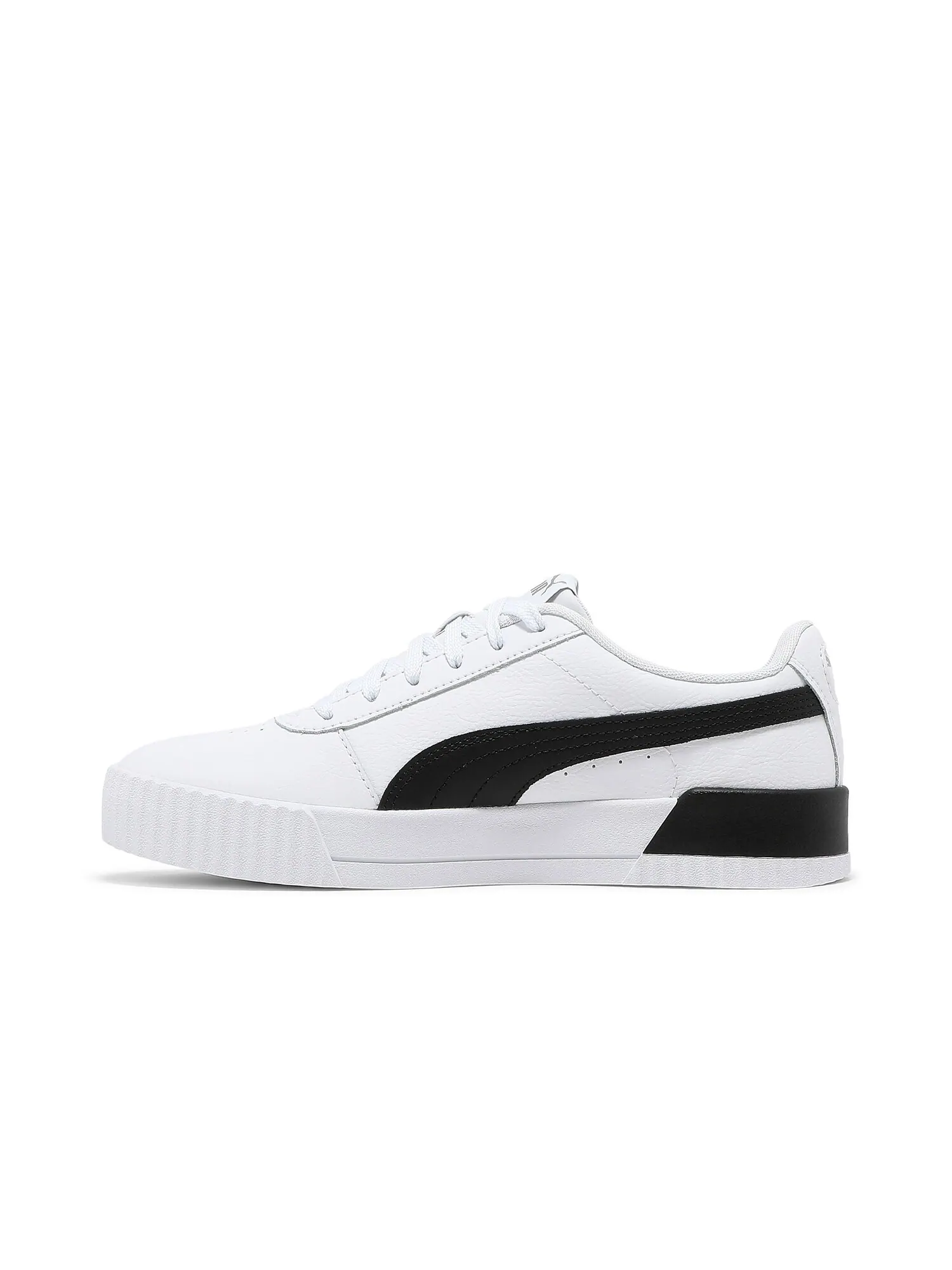 Кроссовки Wmns Carina Leather Puma — изображение 3 из 8, белый/черный