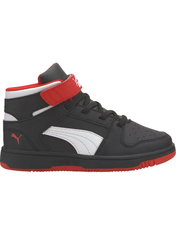 Кроссовки Puma Rebound LayUp Little Kid Black High Risk Red — изображение 1 из 1, черный