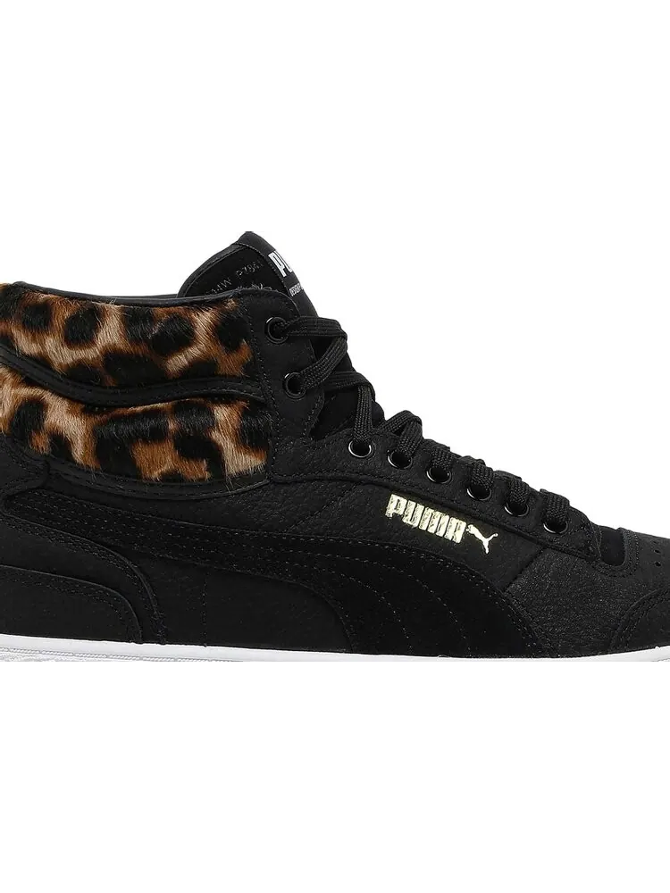 Кроссовки Puma Ralph Sampson Mid Wild Pack - Leopard — изображение 2 из 8, черный