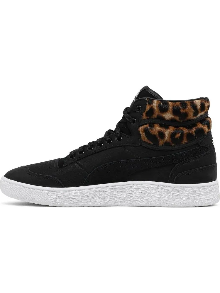 Кроссовки Puma Ralph Sampson Mid Wild Pack - Leopard — изображение 3 из 8, черный