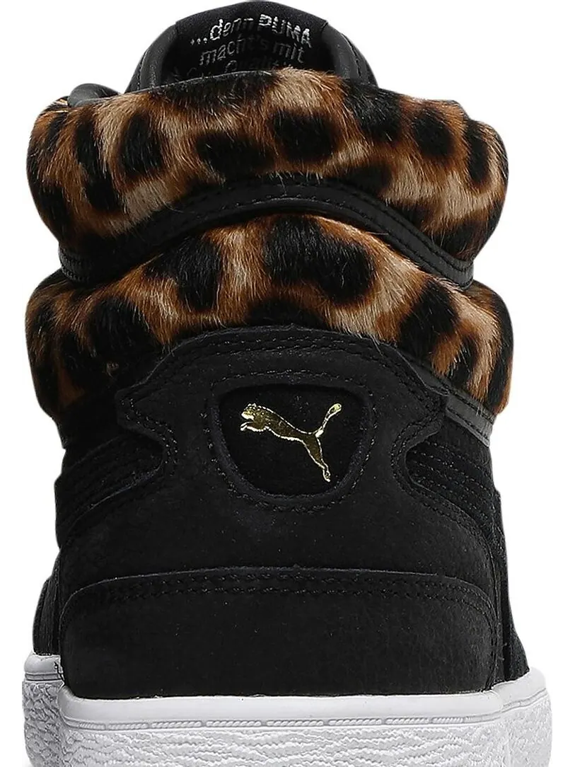Кроссовки Puma Ralph Sampson Mid Wild Pack - Leopard — изображение 7 из 8, черный