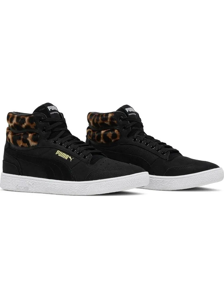 Кроссовки Puma Ralph Sampson Mid Wild Pack - Leopard — изображение 8 из 8, черный