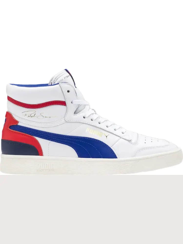 Кроссовки Puma Ralph Sampson Mid OG White Blue Red — изображение 1 из 1, белый