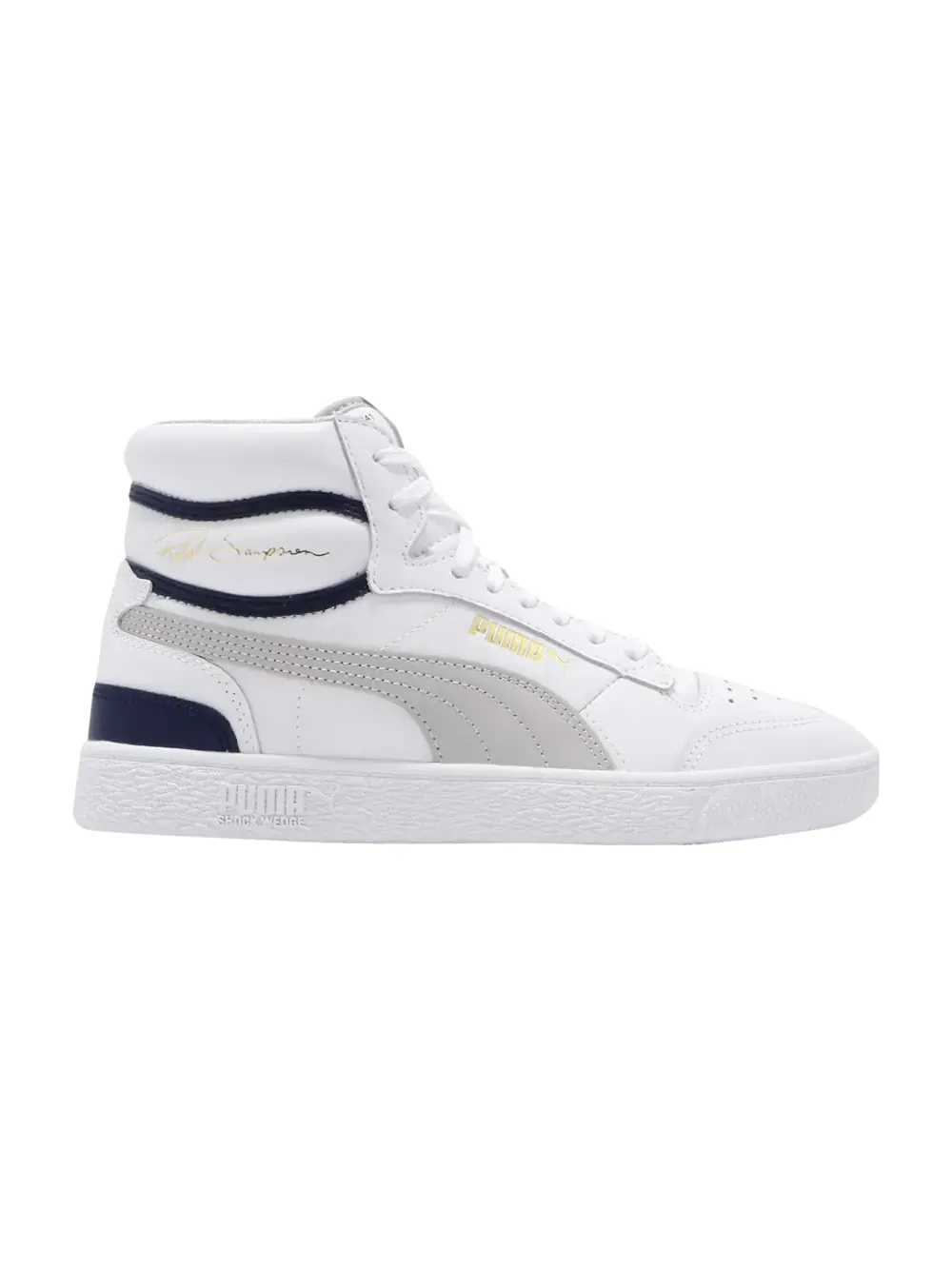 Кроссовки Ralph Sampson Mid Puma — изображение 1 из 1, белый/серый фиолетовый