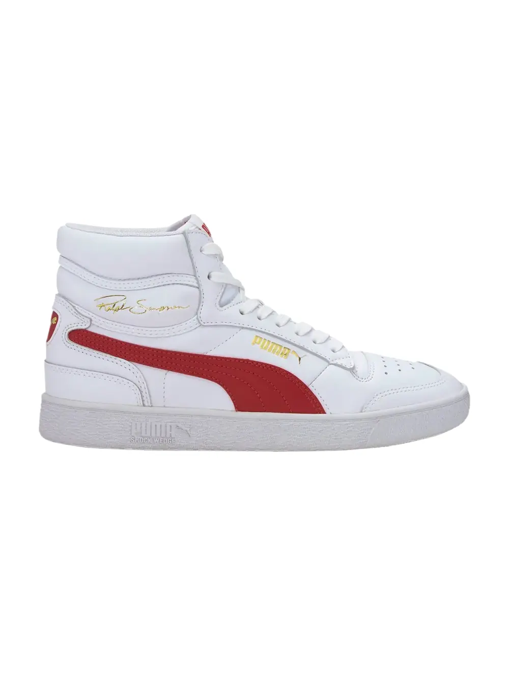 Кроссовки Ralph Sampson Mid Puma — изображение 1 из 1, белый/красный