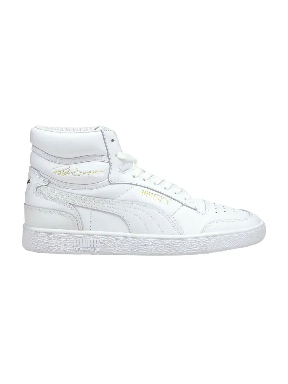 Кроссовки Ralph Sampson Mid Puma — изображение 1 из 1, белый/золотистый