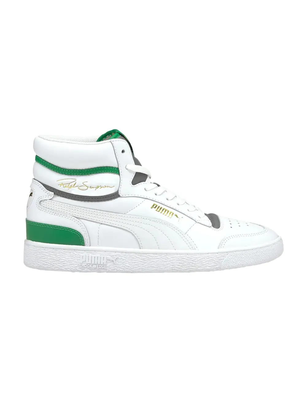 Кроссовки Ralph Sampson Mid Puma — изображение 1 из 1, белый/зеленый/серый