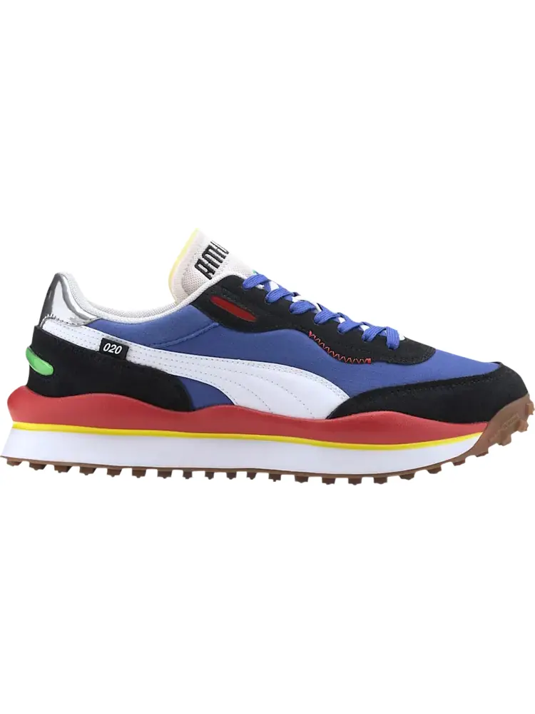 Кроссовки Puma Style Rider Play On - Dazzling Blue High Risk Red — изображение 1 из 1, синий