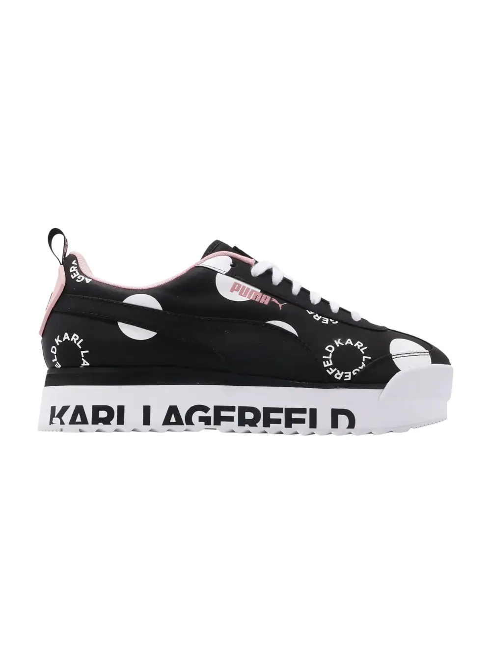 Кроссовки Wmns Roma Amor Polkadot KL Puma — изображение 1 из 1, черный/белый