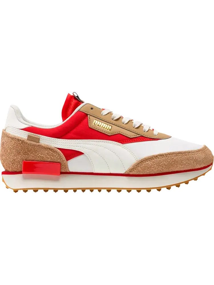 Кроссовки Puma Future Rider Game On White Pebble Red — изображение 1 из 1, белый