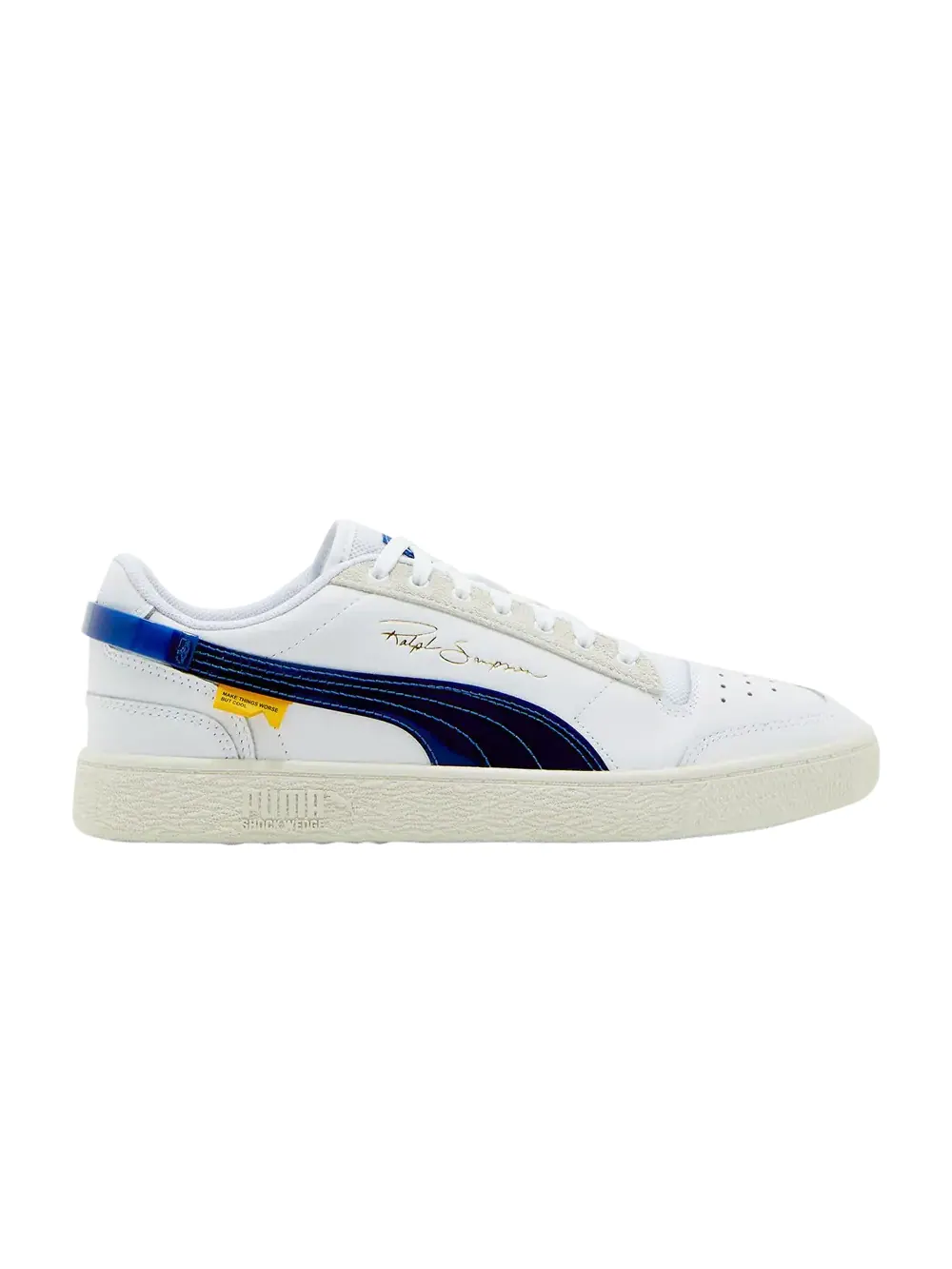Кроссовки Randomevent x Ralph Sampson Low Puma — изображение 1 из 1, белый/синий
