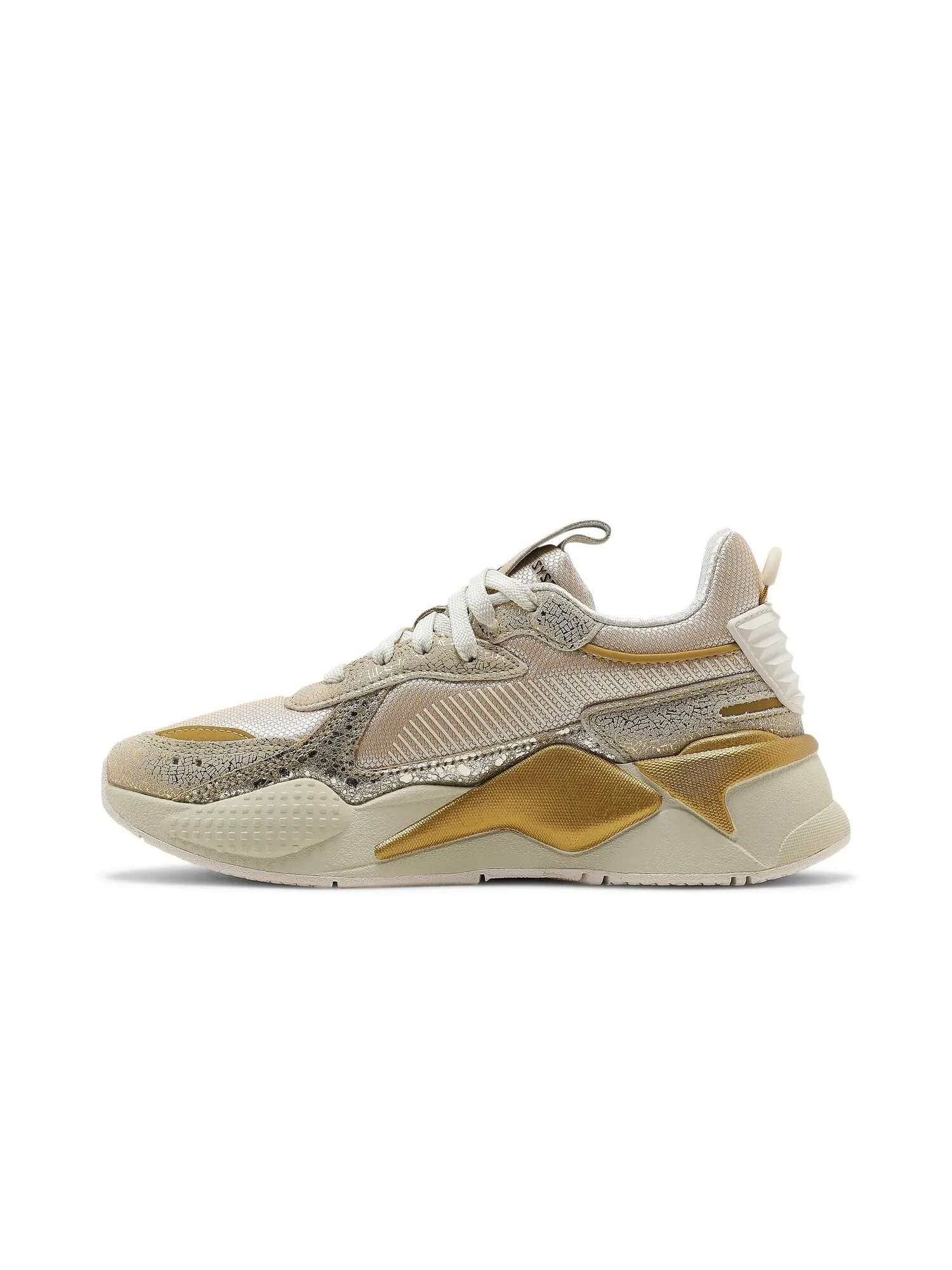 Женские кроссовки Puma RS-X в золотом цвете — изображение 3 из 8, белый/золотистый/черный