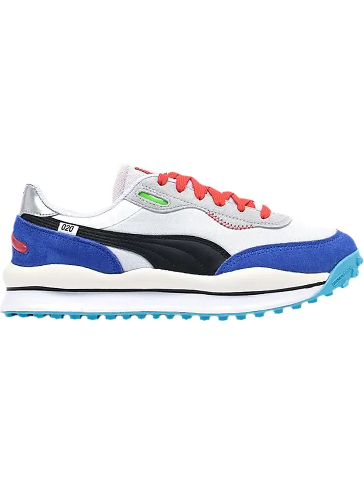 Кроссовки Puma Style Rider Ride On White Dazzling Blue — изображение 1 из 1, белый