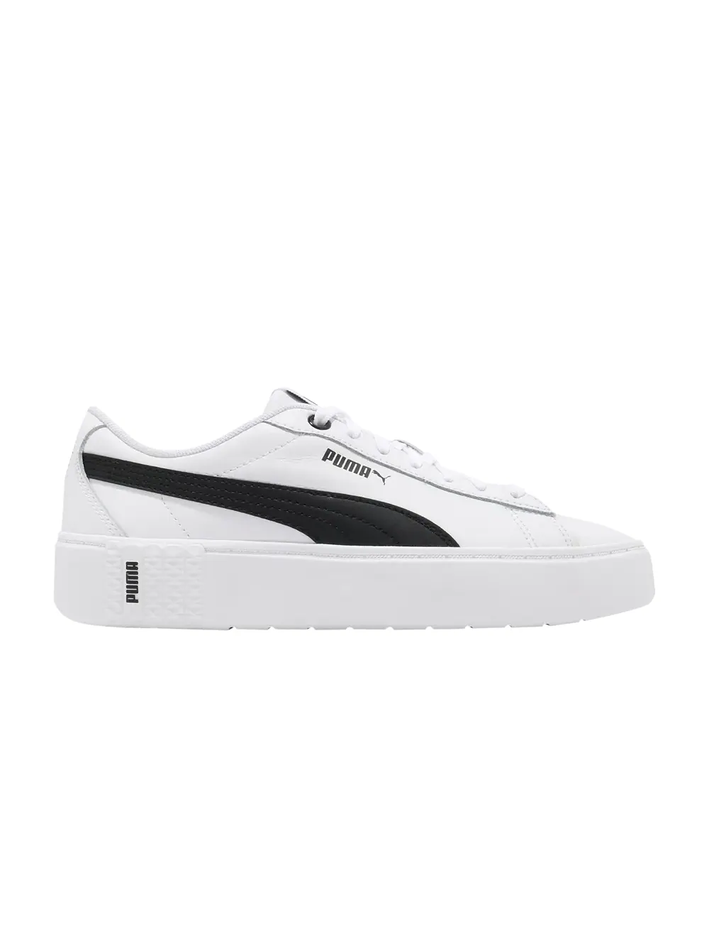 Кроссовки Wmns Smash Platform V2 L Puma — изображение 1 из 1, белый/черный