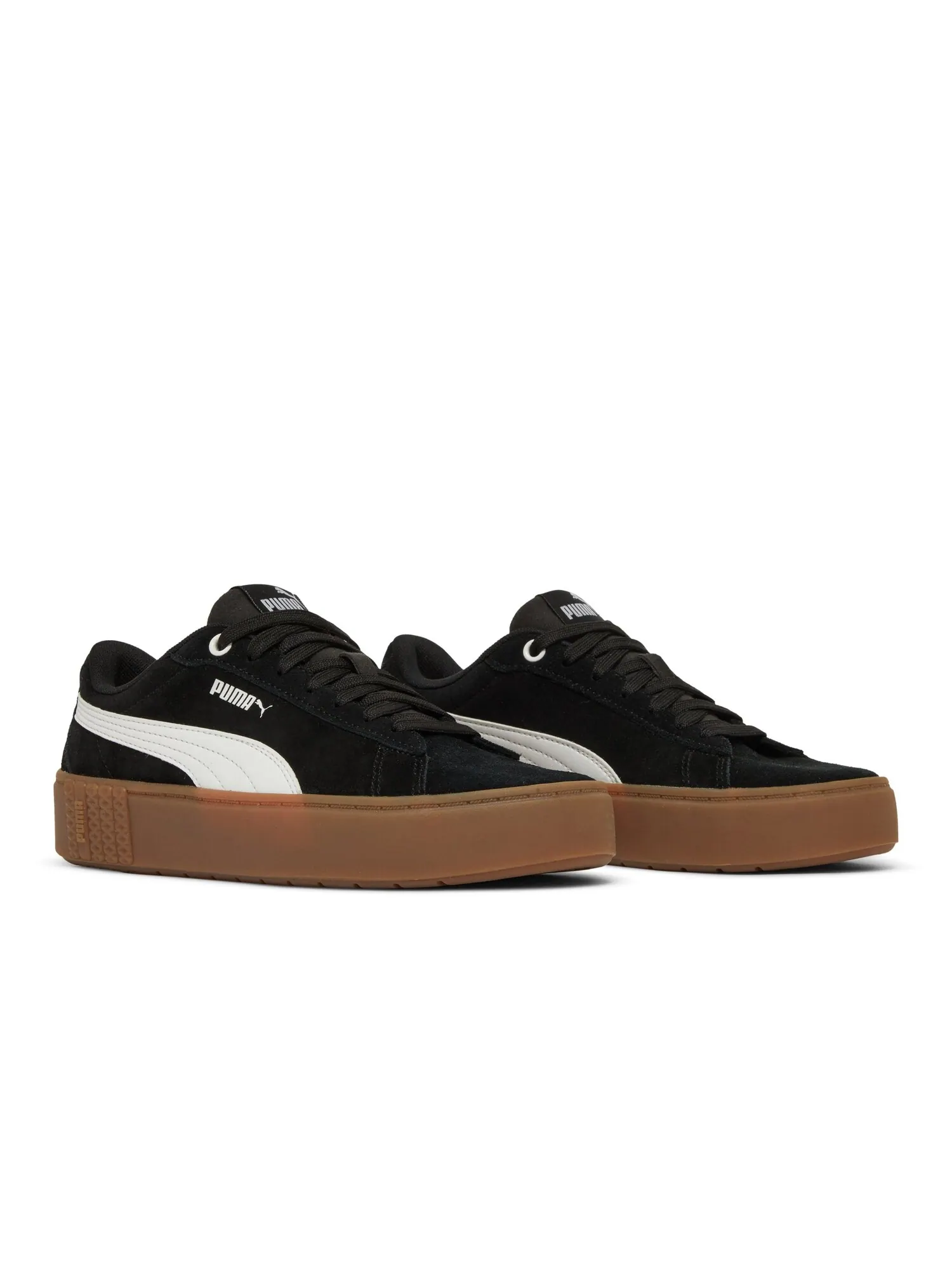 Кроссовки Wmns Smash Platform v2 Suede Puma — изображение 8 из 8, черный/белый
