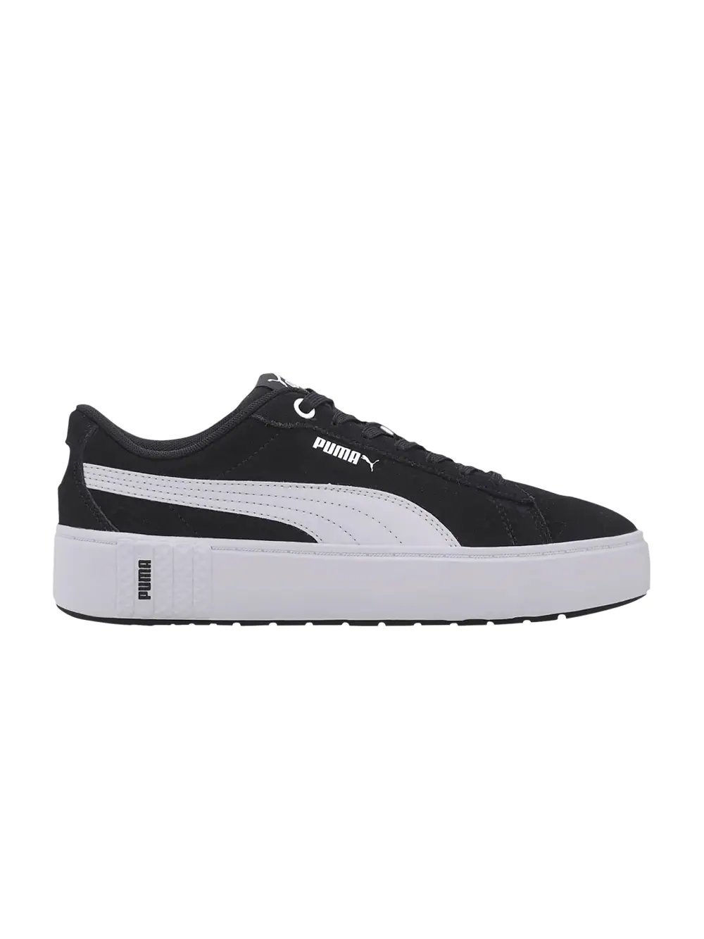 Кроссовки Wmns Smash Platform V2 Suede Puma — изображение 1 из 1, черный/белый