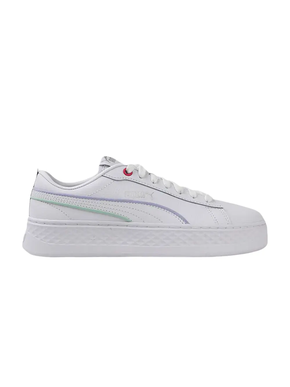 Кроссовки Smash Platform Puma — изображение 1 из 1, белый/белый