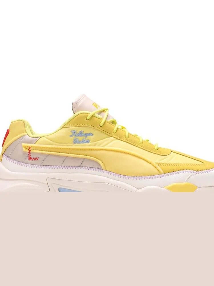 Кроссовки Puma KidSuper Studios x Nitefox Limelight Yellow Cream — изображение 2 из 8, желтый