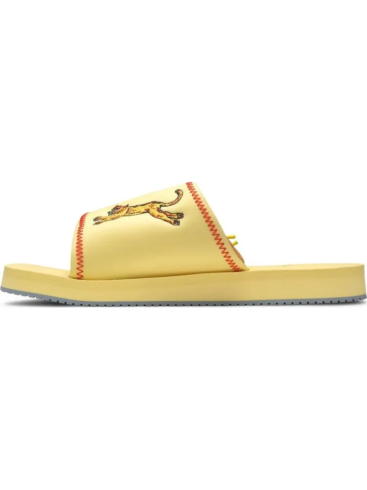 Сандалии Puma KidSuper Studios x Wilo Slide Yellow Peach Beige — изображение 3 из 8, желтый
