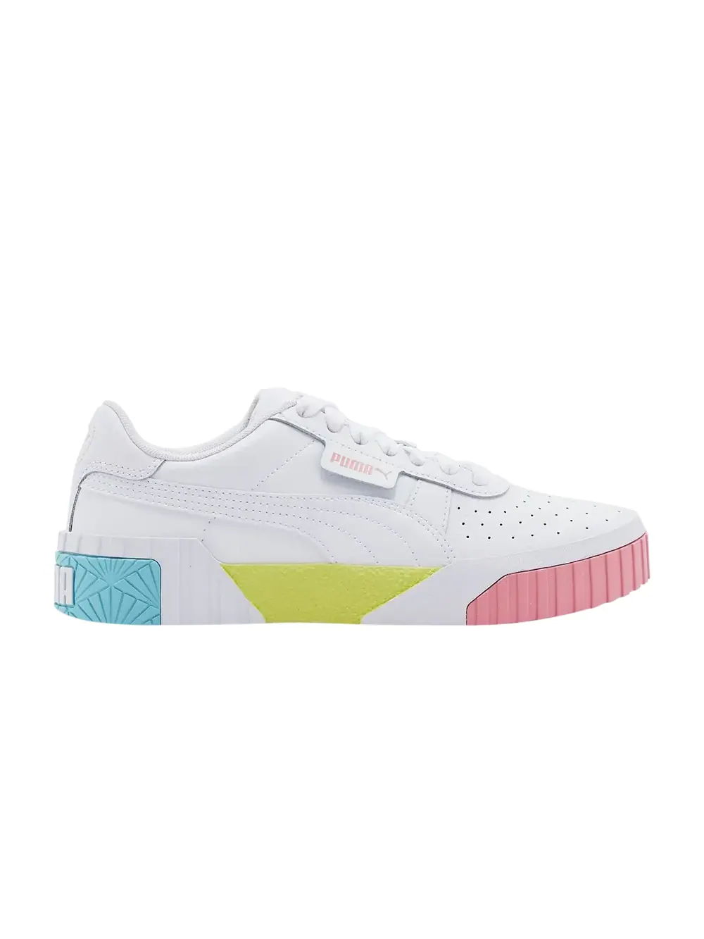 Кроссовки Cali Platform Little Kid Puma — изображение 1 из 1, белый/белый