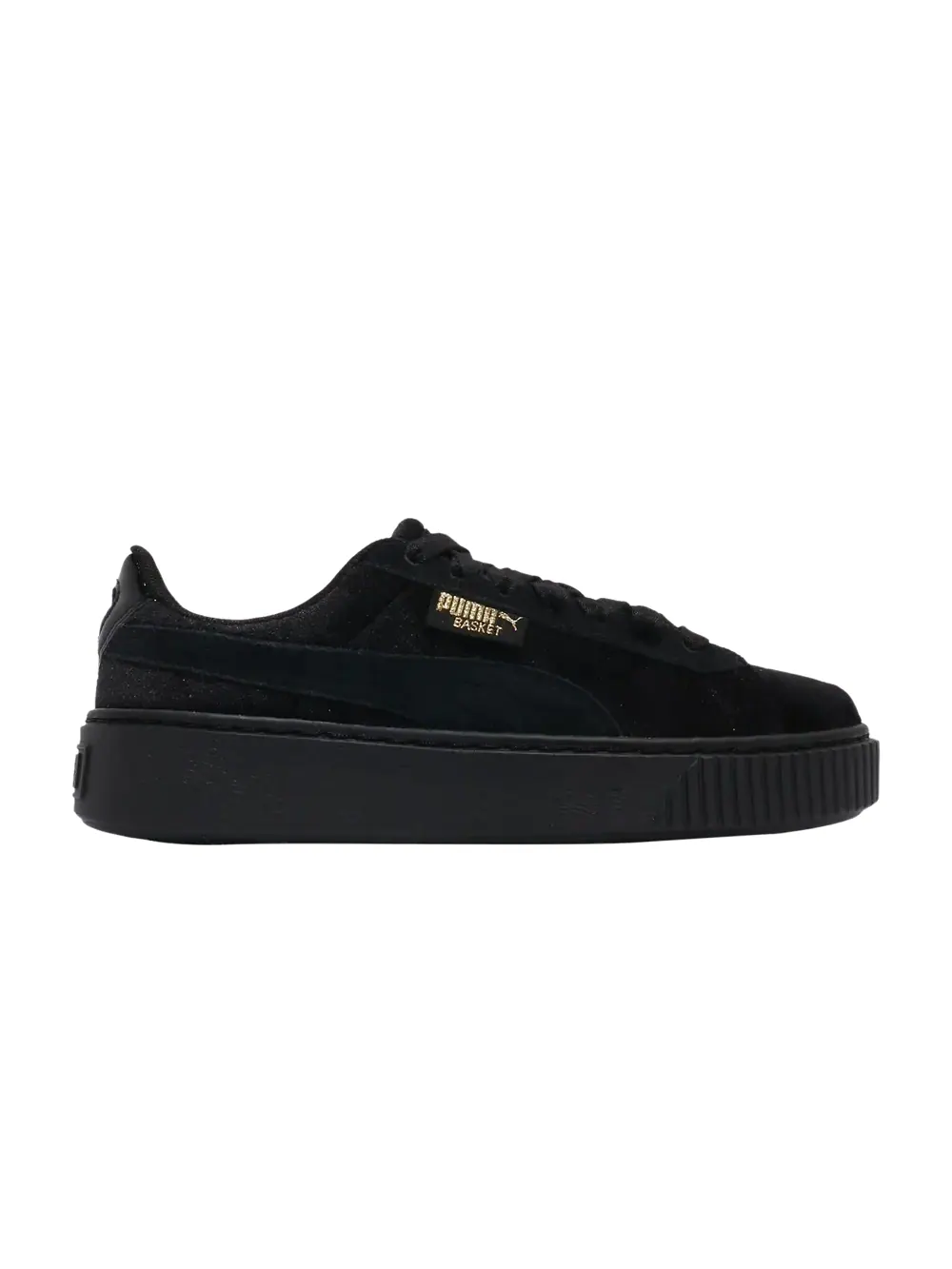 Кроссовки Wmns Platform Velvet Puma — изображение 1 из 1, черный