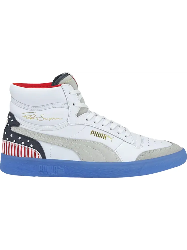 Кроссовки Puma Ralph Sampson Mid 4th of July — изображение 1 из 1, белый