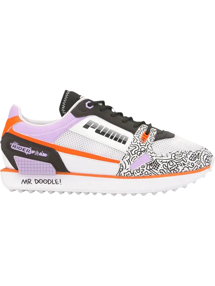 Кроссовки Puma Mr. Doodle x Wmns Mile Rider Wavy Doodles — изображение 1 из 1, белый