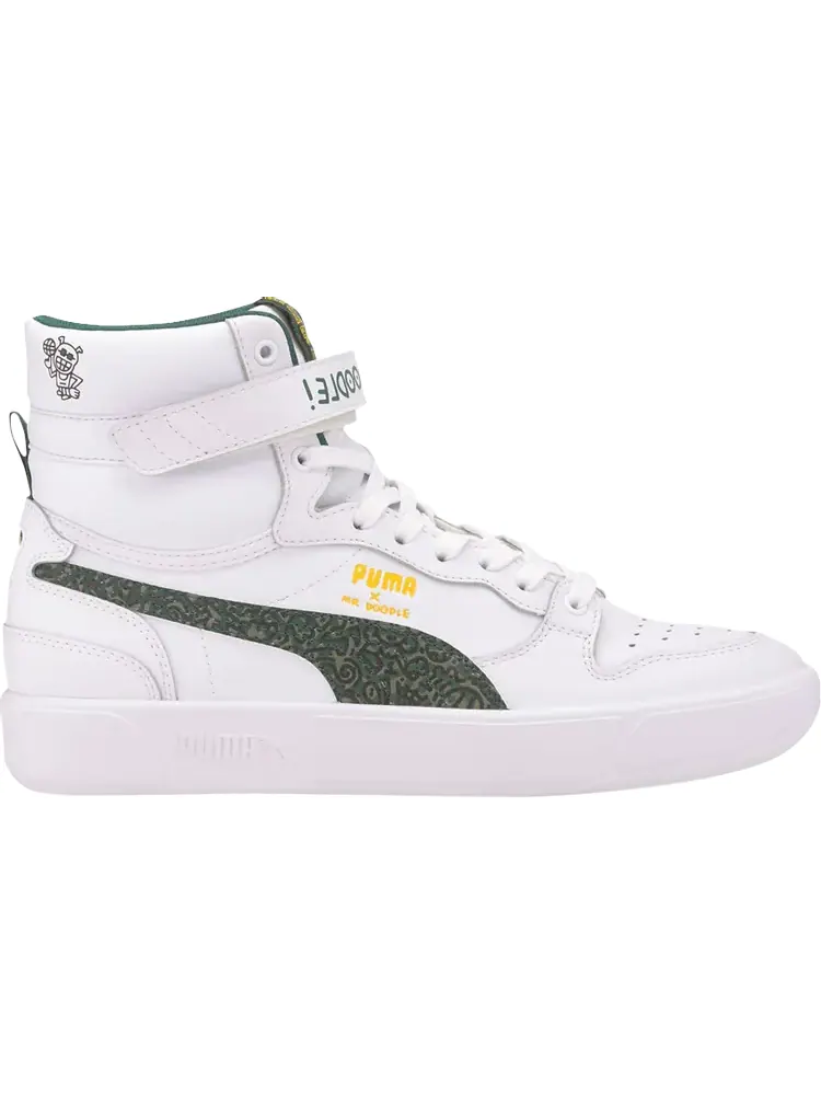 Кроссовки Puma Mr. Doodle x Sky LX Mid Wavy Doodles — изображение 1 из 1, белый
