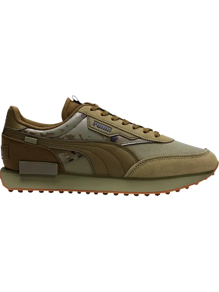 Кроссовки Puma Future Rider NYC - Dark Olive Camo — изображение 1 из 1, зеленый