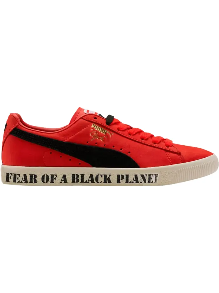 Кроссовки Puma Public Enemy x Clyde Fear of a Black Planet — изображение 1 из 1, красный