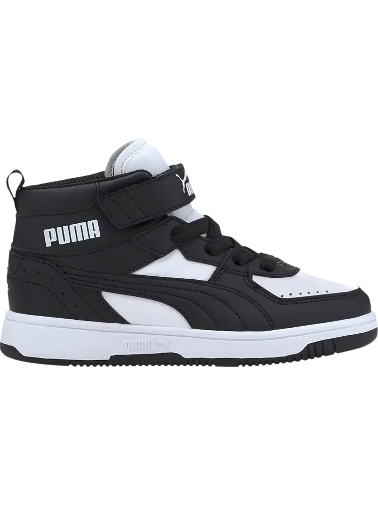 Кроссовки Puma Rebound Joy Little Kid Black White — изображение 1 из 1, черный