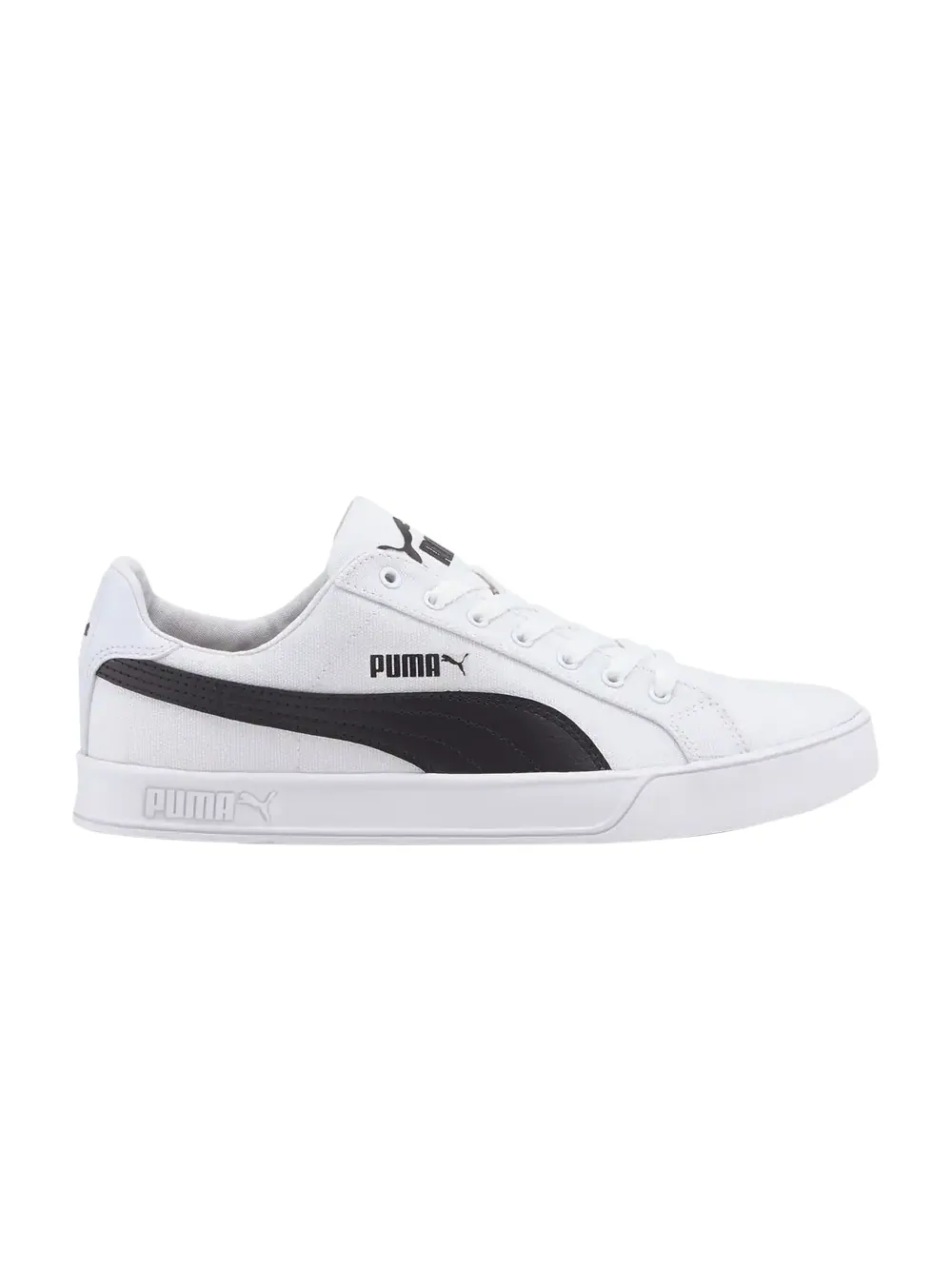 Кроссовки Smash Vulc Canvas Puma — изображение 1 из 1, белый/черный