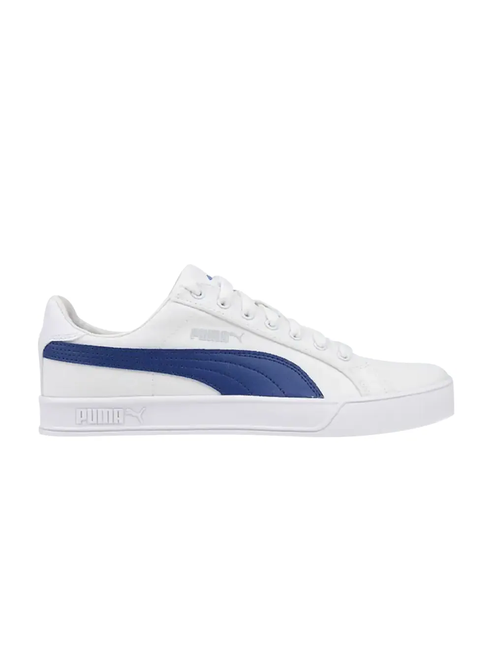 Кроссовки Smash Vulc Canvas Puma — изображение 1 из 1, белый//серебристый