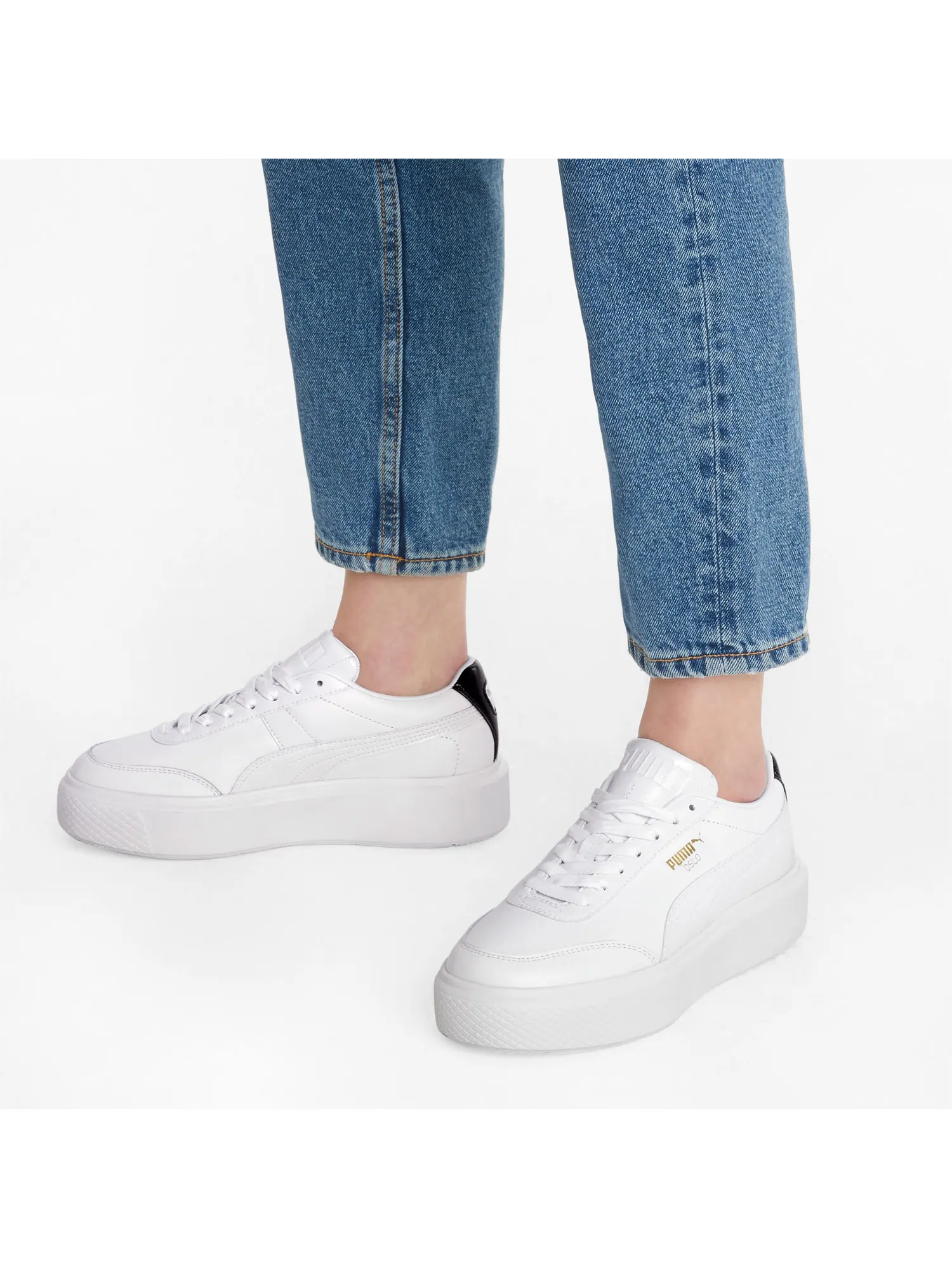 Обувь для скейтбординга женская Puma Oslo Maja — изображение 7 из 7, белый