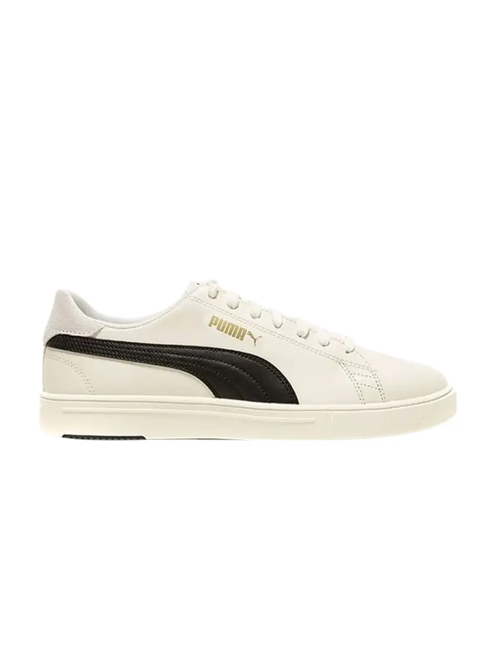 Кроссовки Serve Pro Lite Puma — изображение 1 из 1, белый/черный/золотистый