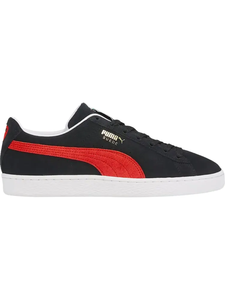 Кроссовки Puma Suede Classic 21 Black Cherry Tomato — изображение 1 из 1, черный