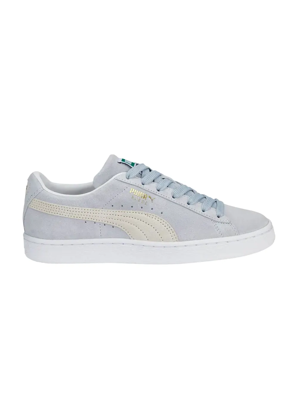 Кроссовки Suede Classic 21 Puma — изображение 1 из 1, платиновый серый//белый