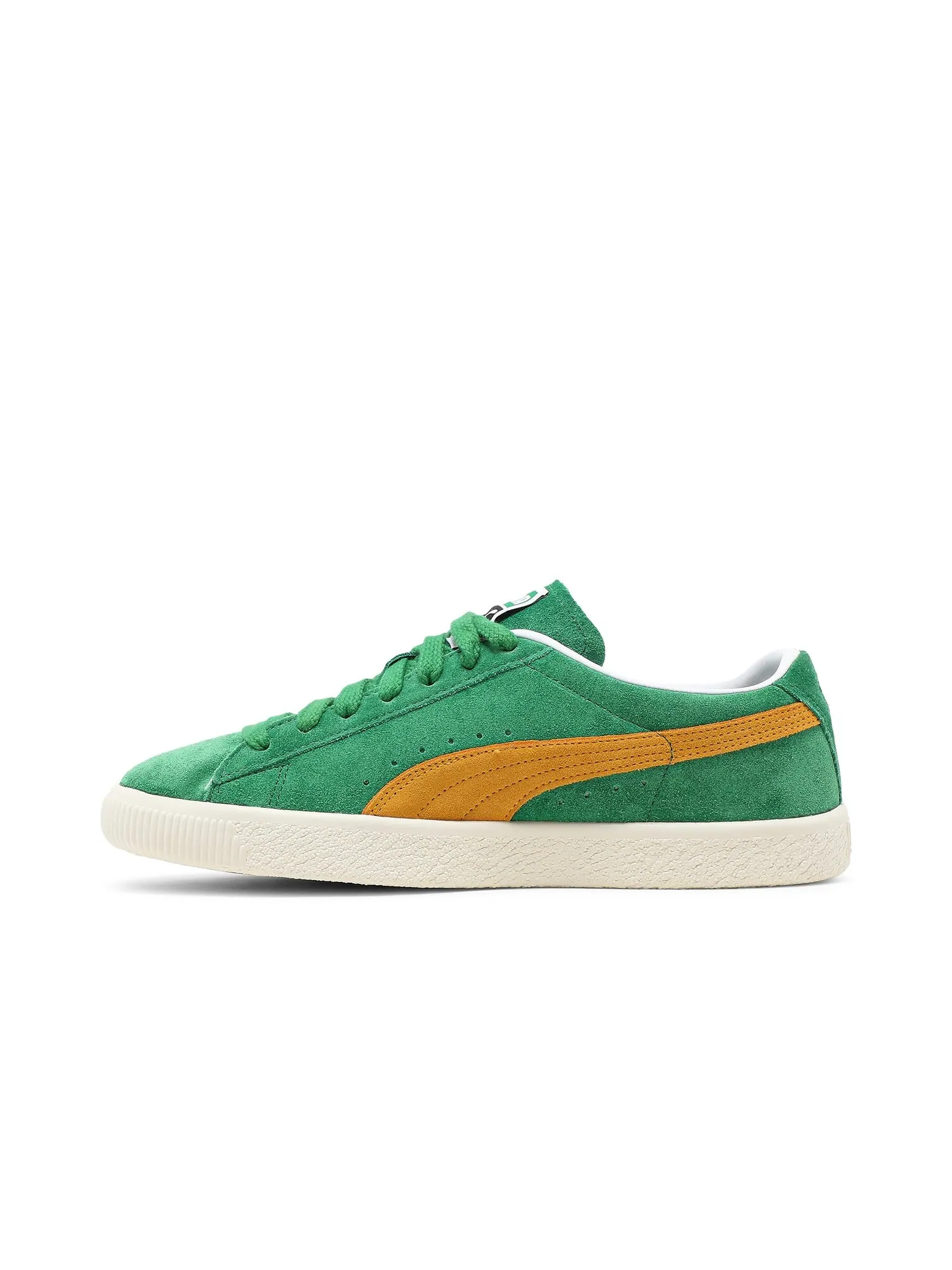 Кроссовки Suede Vintage Puma — изображение 3 из 8, зеленый//слоновая кость