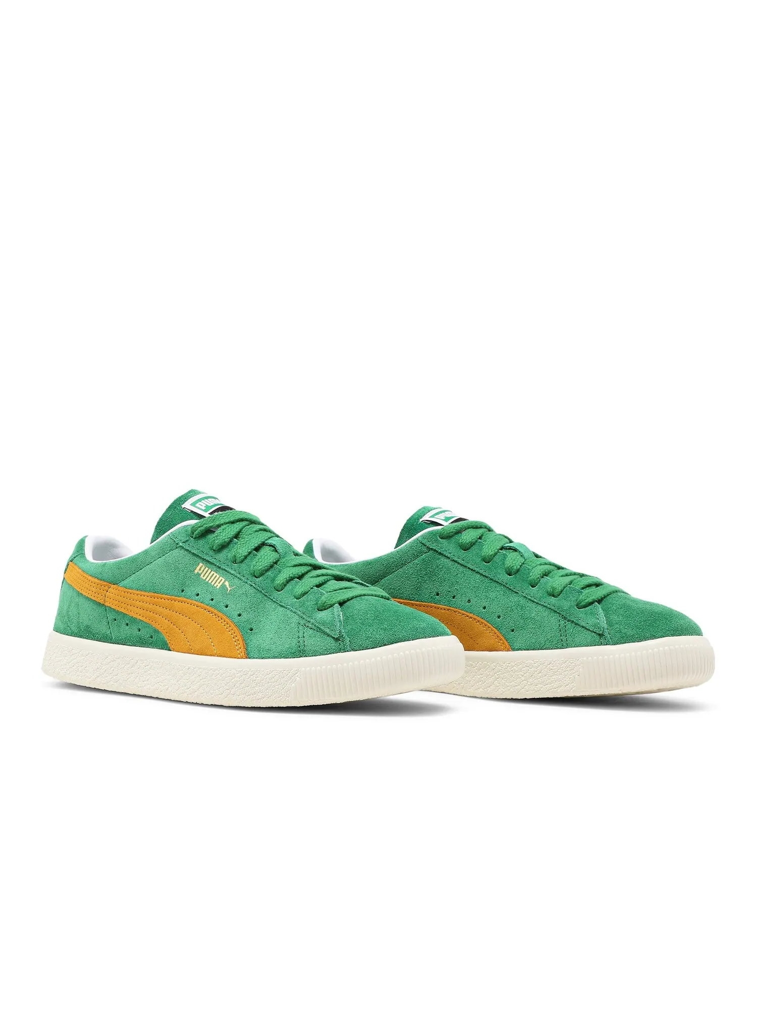 Кроссовки Suede Vintage Puma — изображение 8 из 8, зеленый//слоновая кость