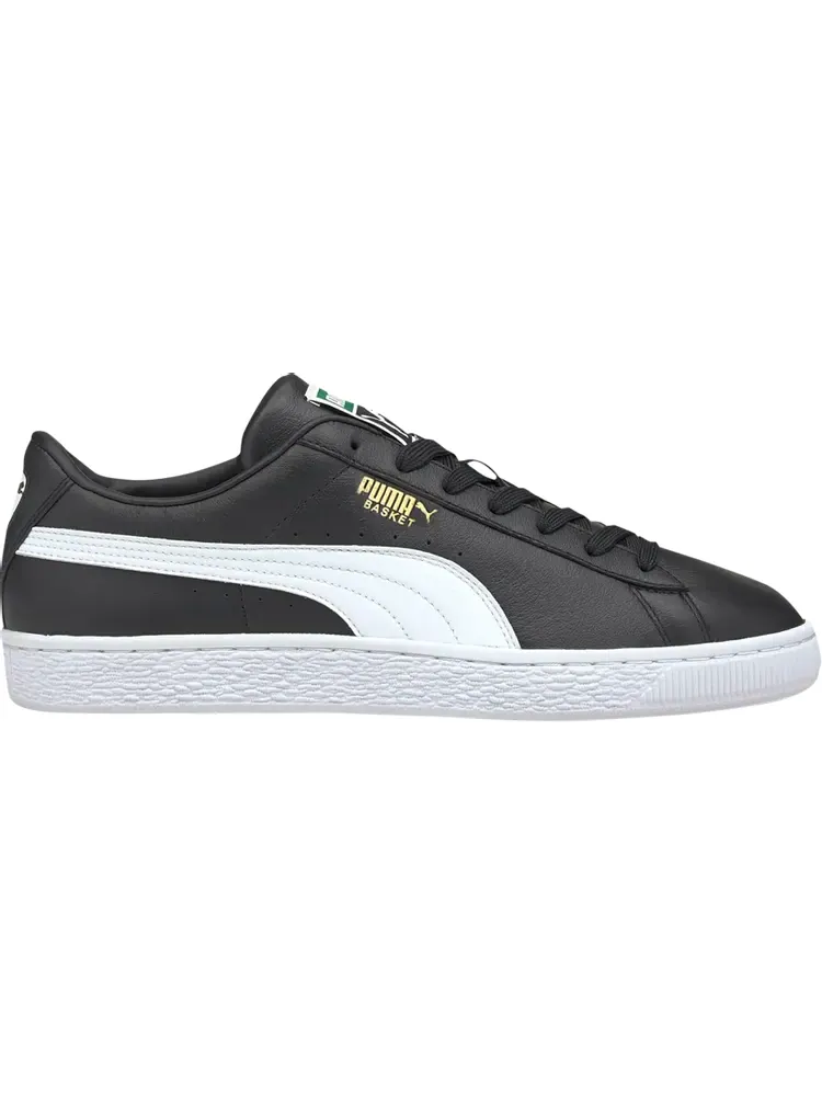 Кроссовки Puma Basket Classic 21 Black White — изображение 1 из 1, черный