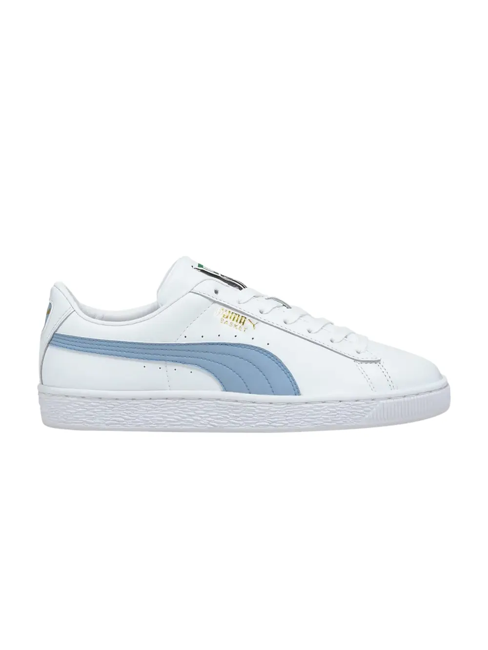 Кроссовки Basket Classic 21 Puma — изображение 1 из 1, белый/синий