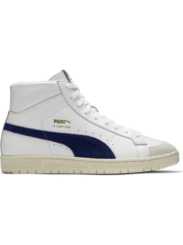 Кроссовки Puma Ralph Sampson 70 Mid OG White Elektro Blue — изображение 1 из 8, белый