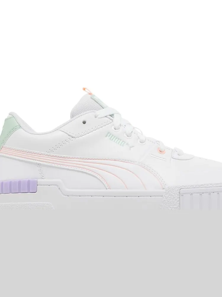 Кроссовки Puma Wmns Cali Sport Pastel Mix - Elektro Peach — изображение 2 из 8, белый